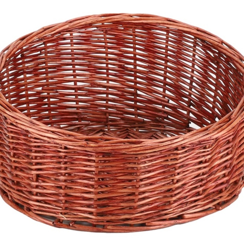 Wicker Bread Basket Wicker Fruit Baskets Natural Wicker Willow Handwoven NWT